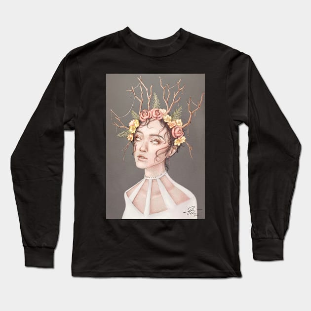 God of Nature Long Sleeve T-Shirt by saburban